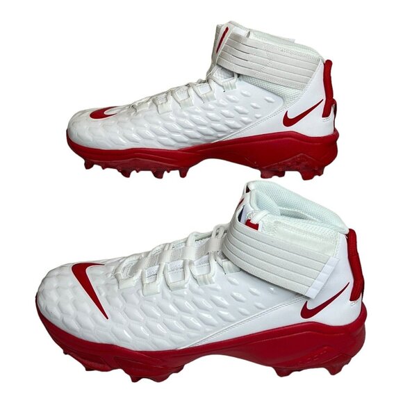 Nike Savage Pro 2 Shark White/Red Men’s Size 14.5 BV5448-104 - Picture 1 of 7